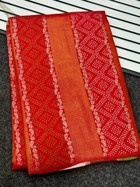 Akshara bandhej Silk saree wholesale in Gujarat